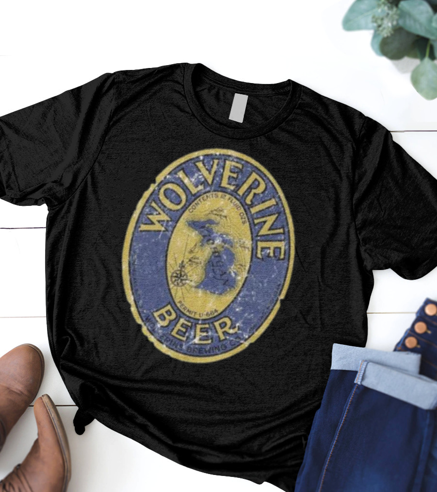 Wolverine Beer Brewing Co 90s Marvel T-Shirt
