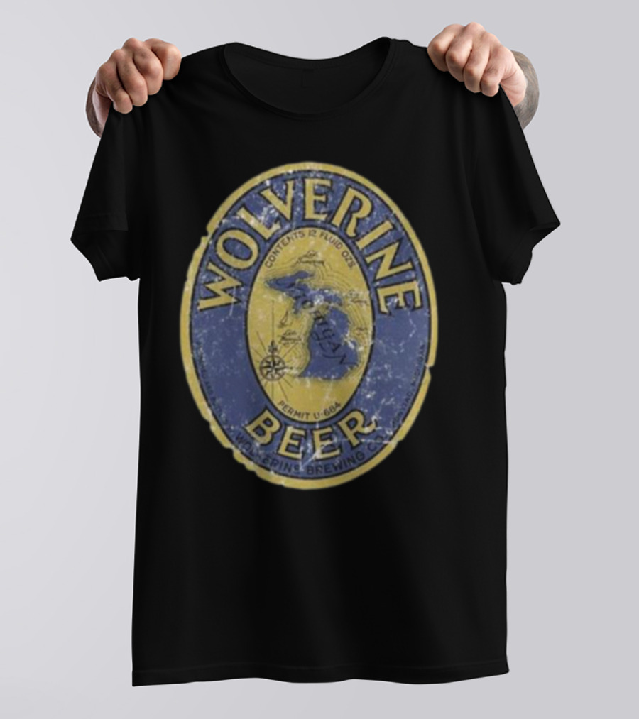 Wolverine Beer Brewing Co 90s Marvel T-Shirt