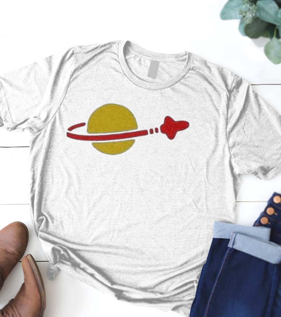 Classic Spaceman Lego Logo Planet And Spaceship T-Shirt