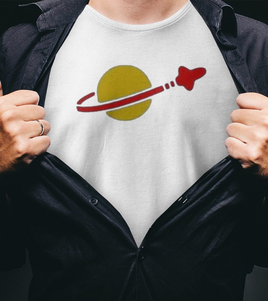 Classic Spaceman Lego Logo Planet And Spaceship T-Shirt