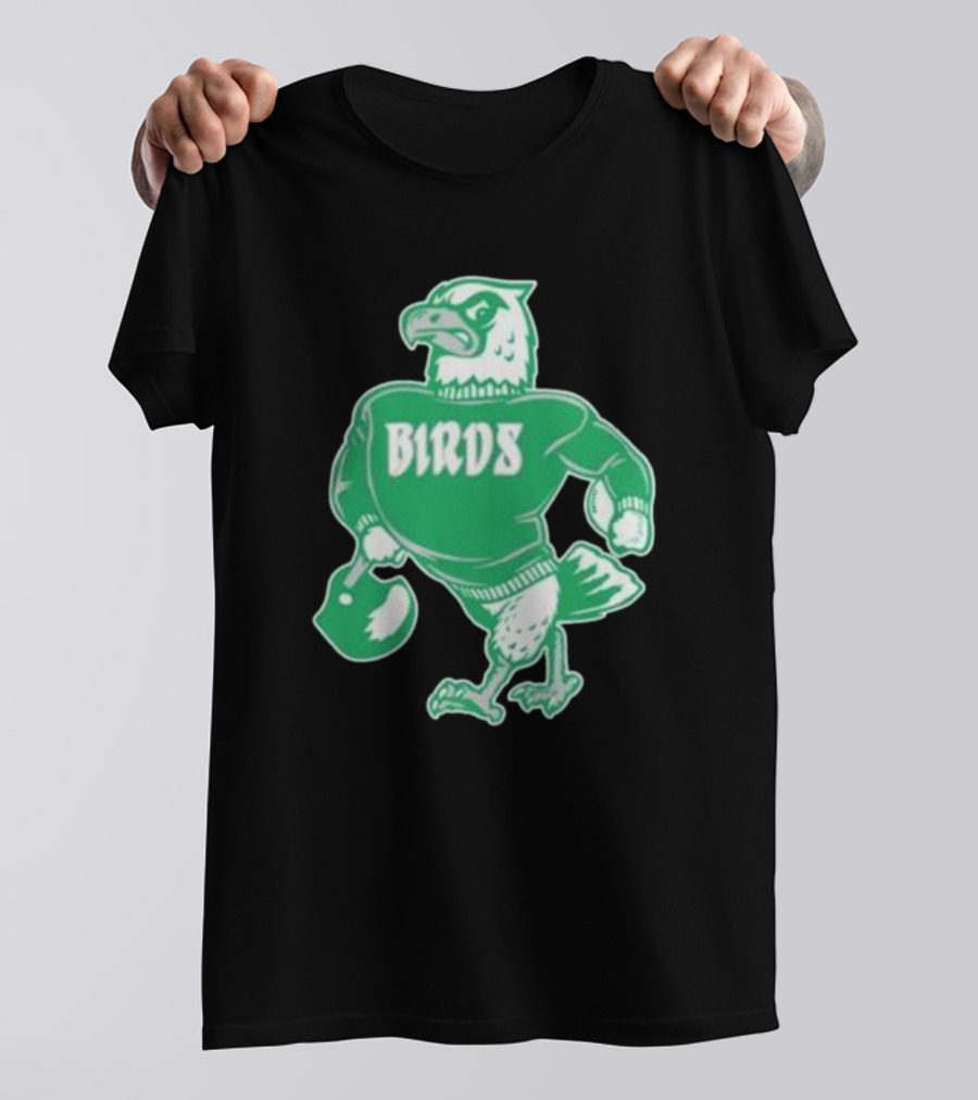 Philly Birds Mascot In Green Sweater Iconic T-Shirt