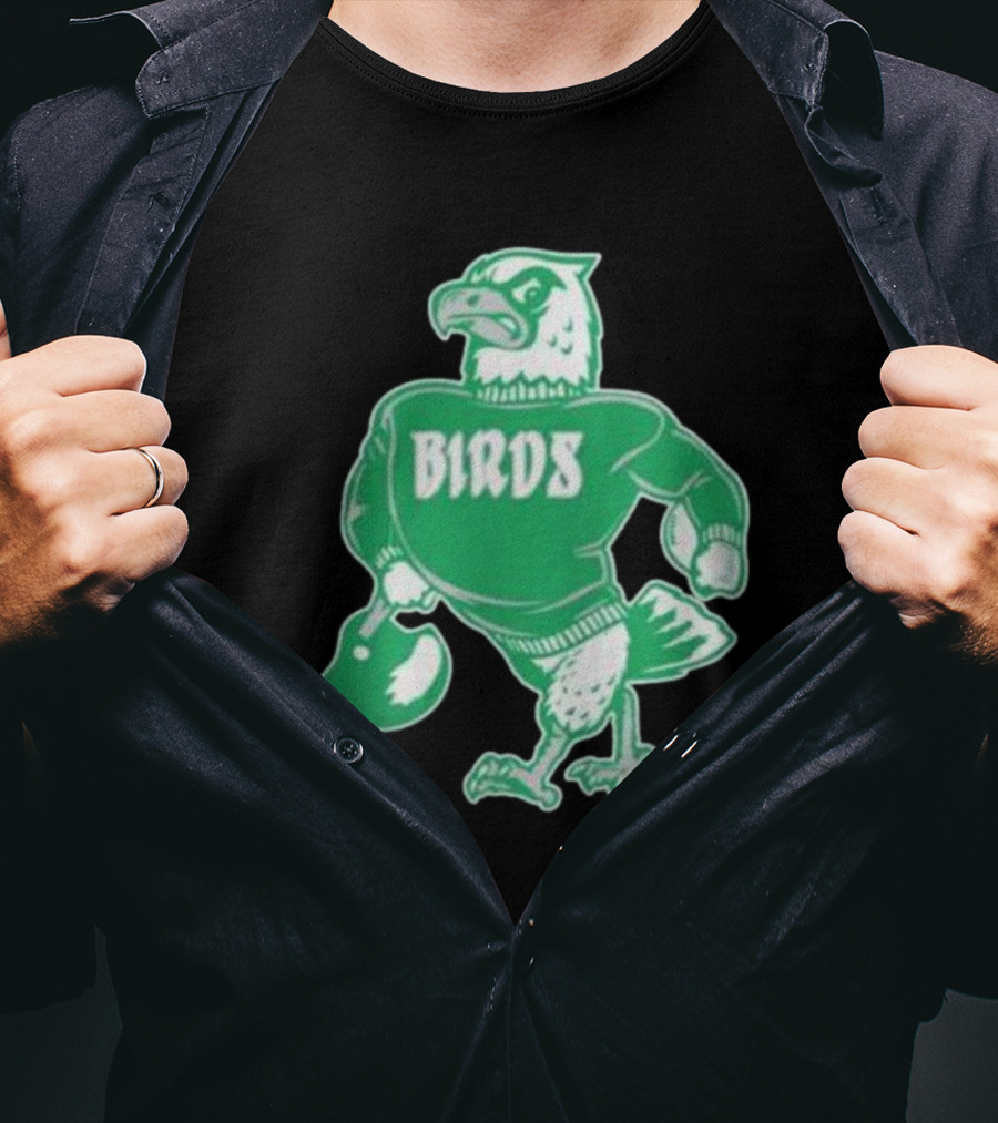 Philly Birds Mascot In Green Sweater Iconic T-Shirt