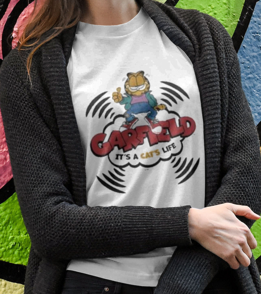 Garfield It's A Cat's Life Take Life One Nap At A Time T-Shirt