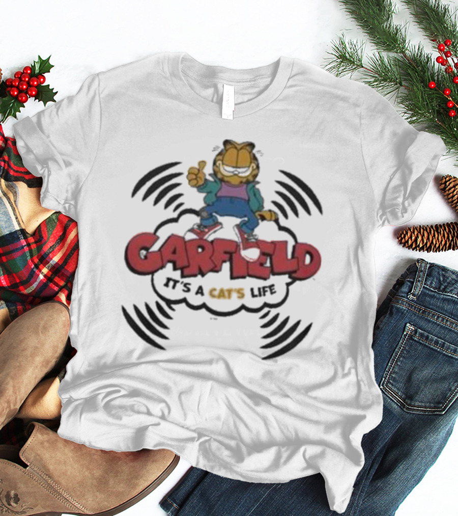 Garfield It's A Cat's Life Take Life One Nap At A Time T-Shirt