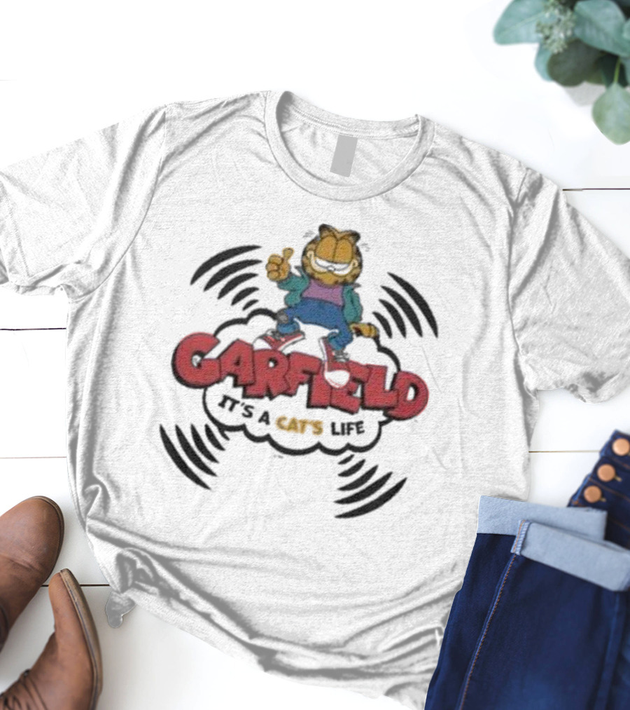 Garfield It's A Cat's Life Take Life One Nap At A Time T-Shirt
