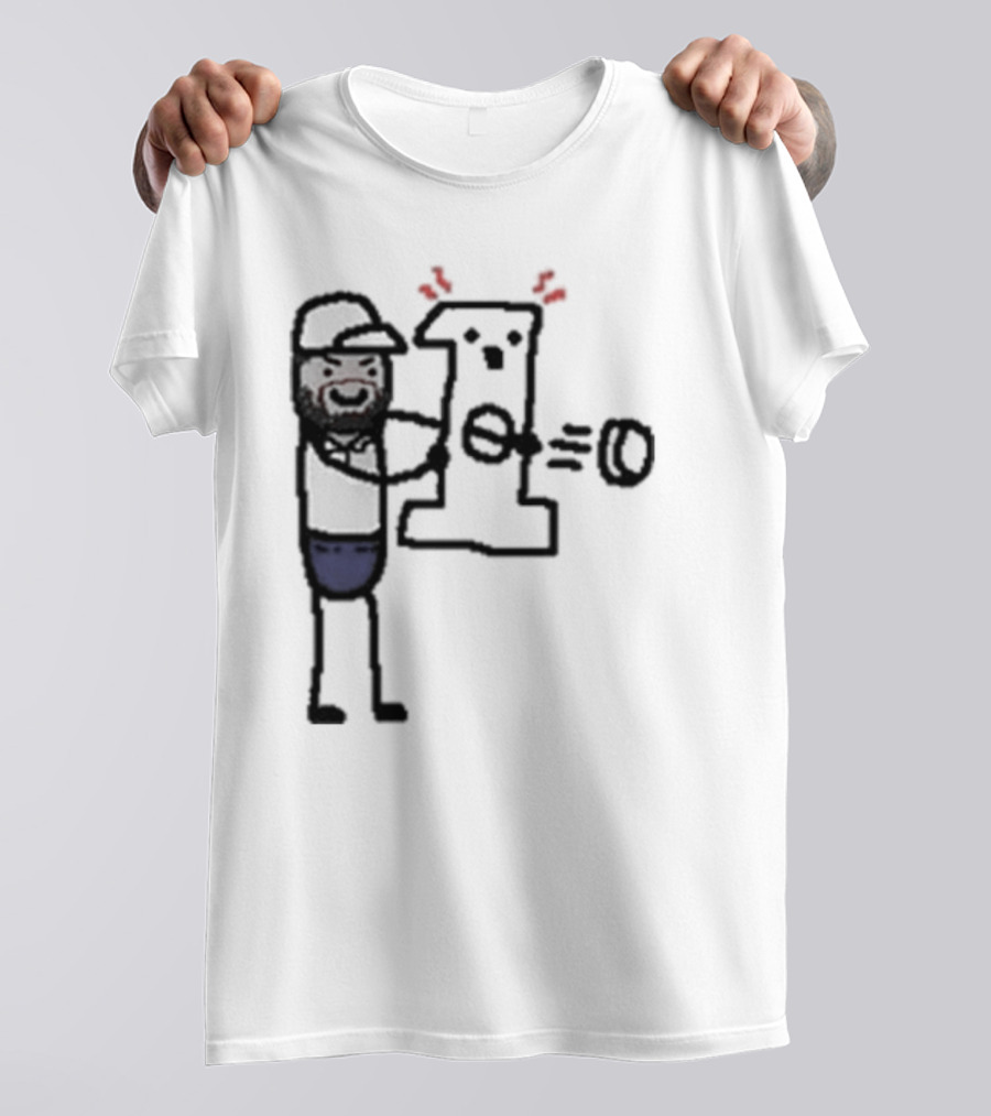 Steph Curry Hits A Hole In One Illustration Golf Cartoon T-Shirt