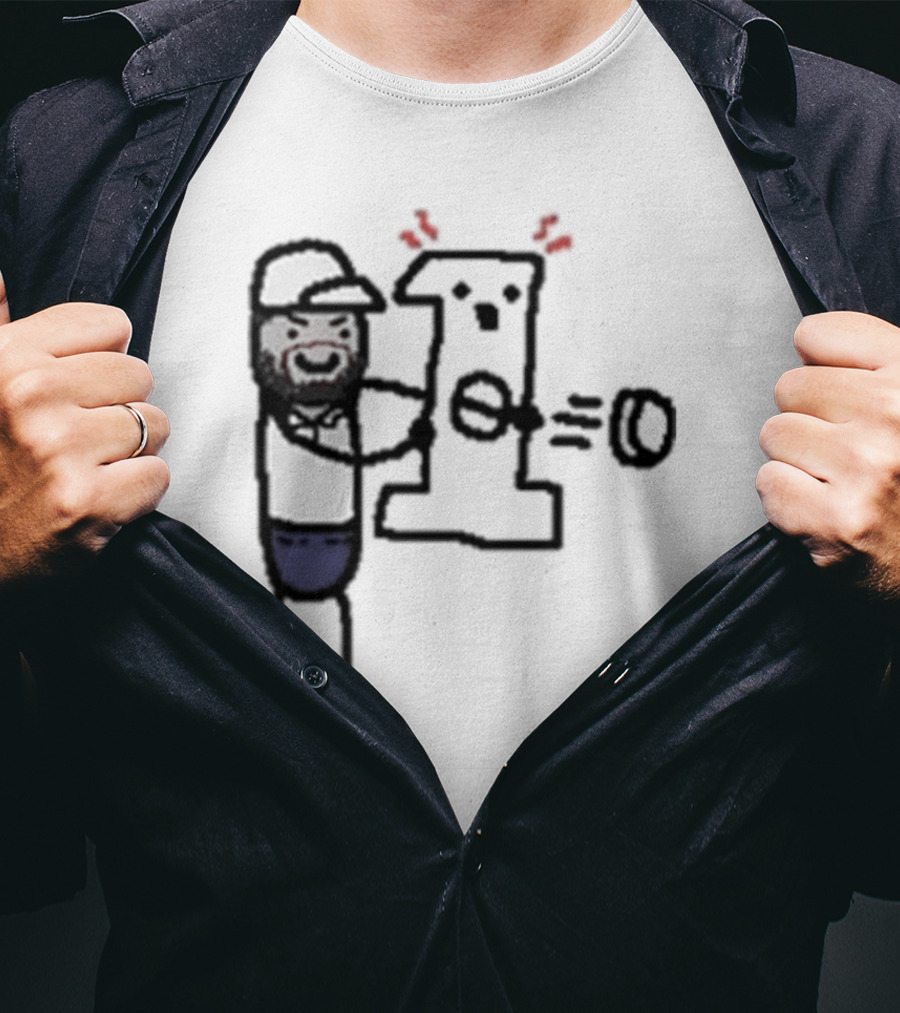 Steph Curry Hits A Hole In One Illustration Golf Cartoon T-Shirt