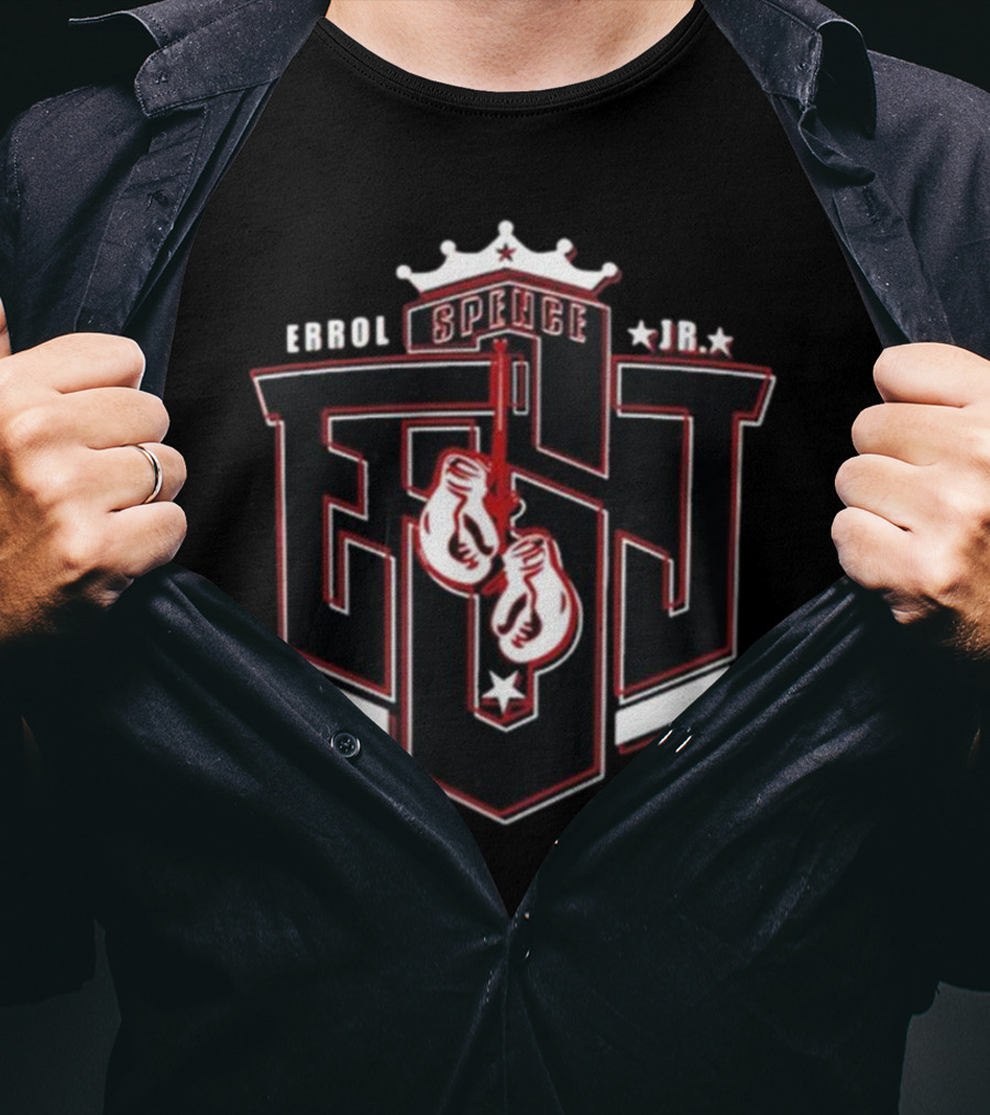 Errol Spence Jr Boxing Glove Crown Logo Team Spence EJ T-Shirt