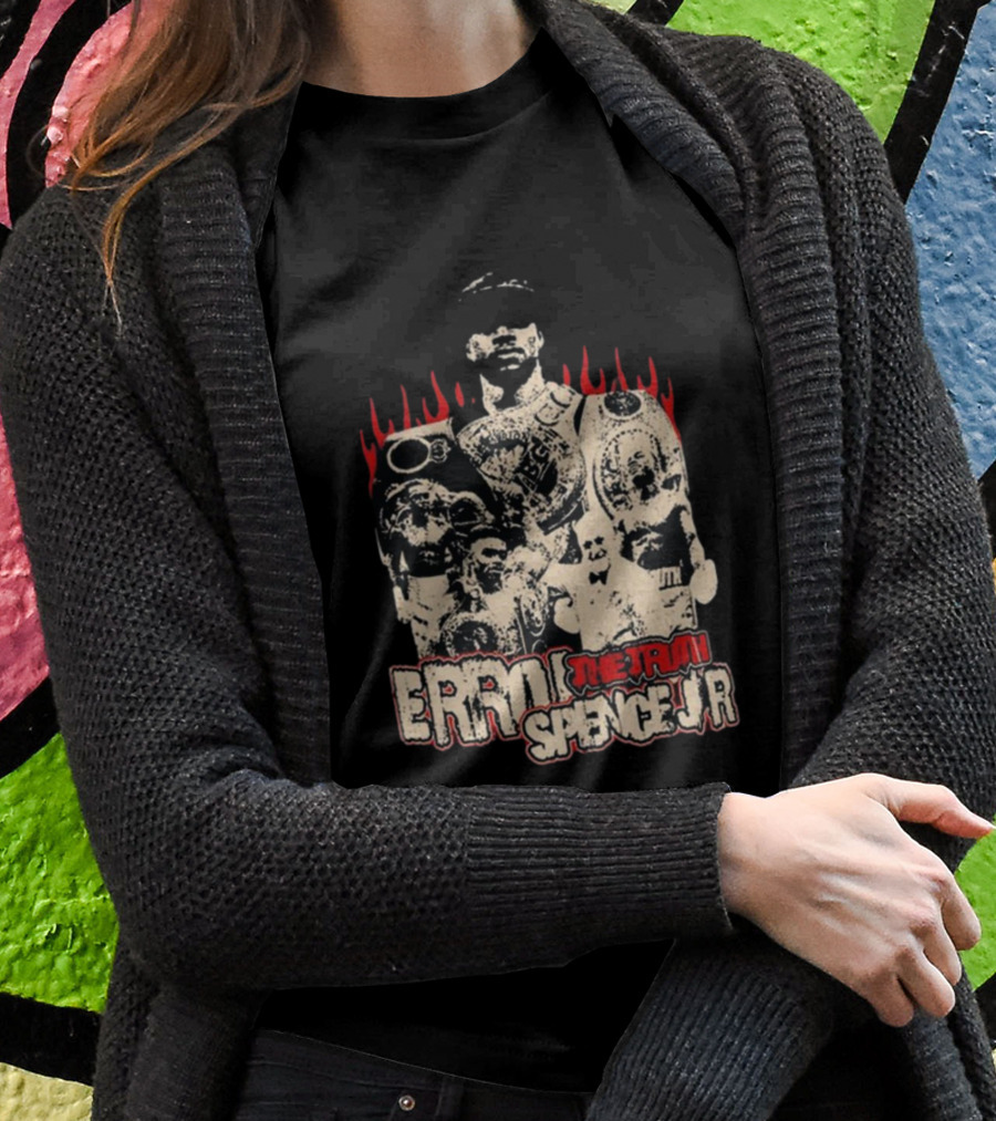 Errol Spence Jr. The Truth Takeover Flames Champion T-Shirt