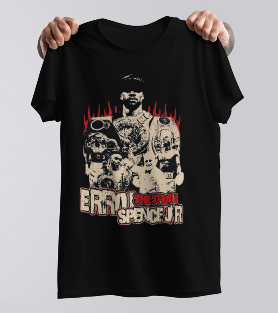 Errol Spence Jr. The Truth Takeover Flames Champion T-Shirt