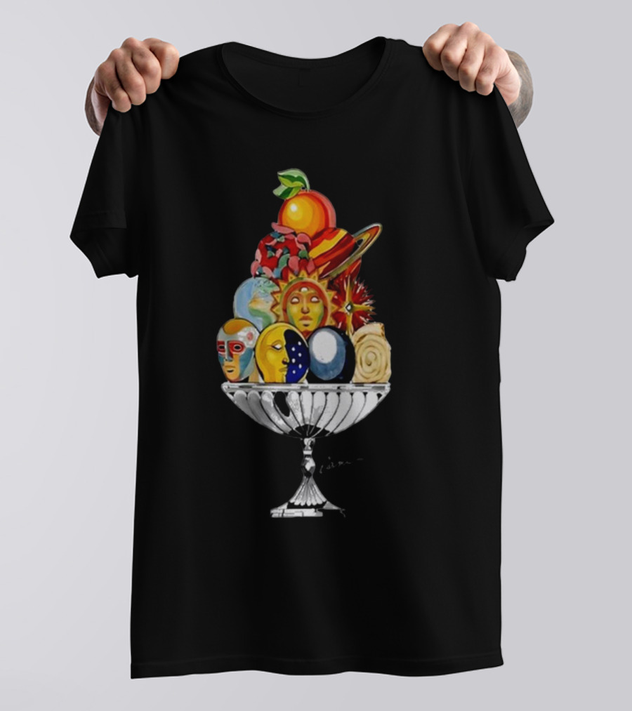 Louis Tomlinson Casablanca Celestial Pyramid Solar Planetary Fruit Bowl T-Shirt