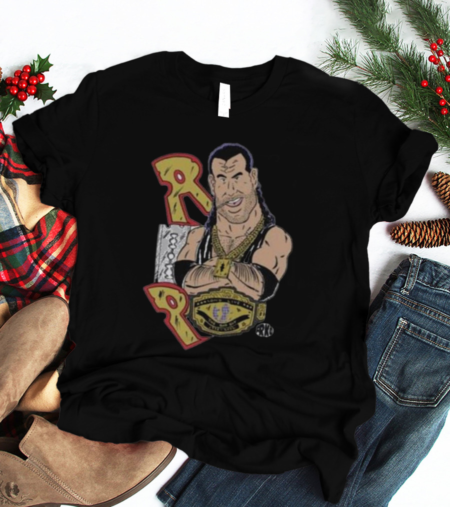 Razor Ramon Tribute The Bad Guy Rip Long Live T-Shirt