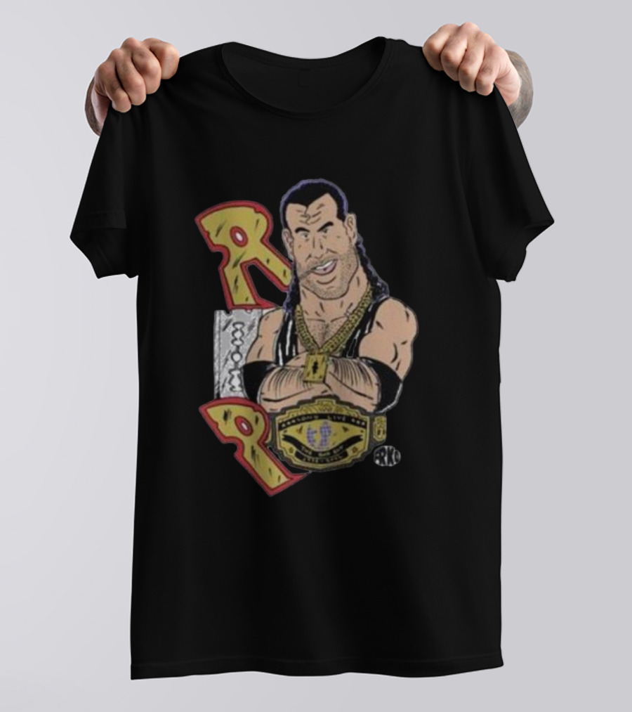 Razor Ramon Tribute The Bad Guy Rip Long Live T-Shirt