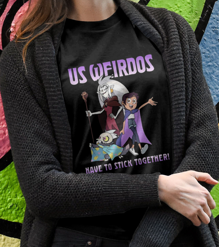 Us Weirdos Have To Stick Together The Owl House Characters Pose T-Shirt