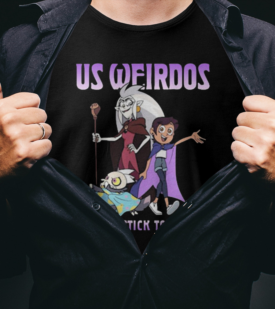 Us Weirdos Have To Stick Together The Owl House Characters Pose T-Shirt