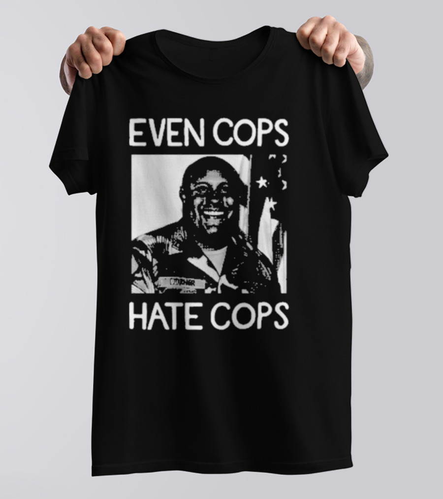 Even Cops Hate Cops Christopher Dorner American Flag T-Shirt