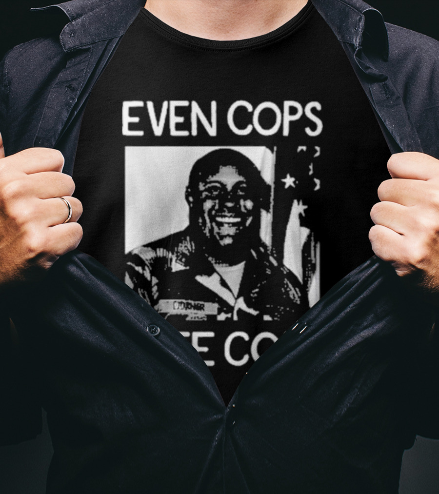 Even Cops Hate Cops Christopher Dorner American Flag T-Shirt