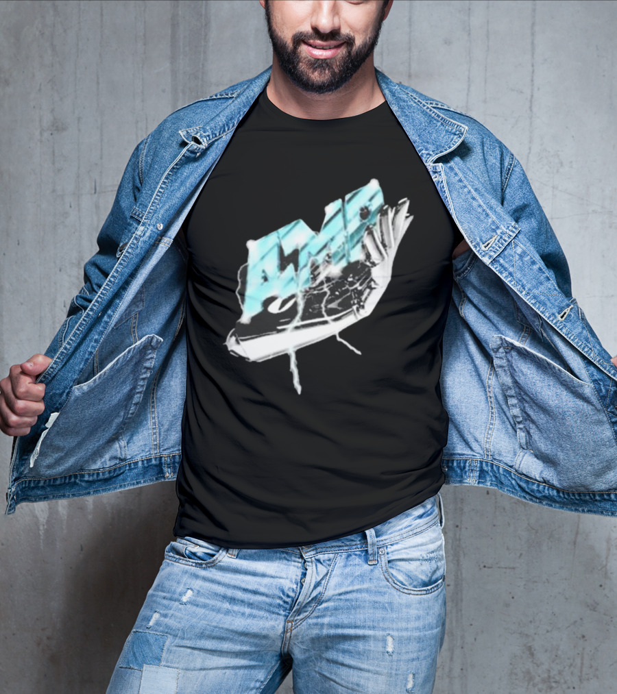 AMP Chrome Cast Electric Power Burst T-Shirt