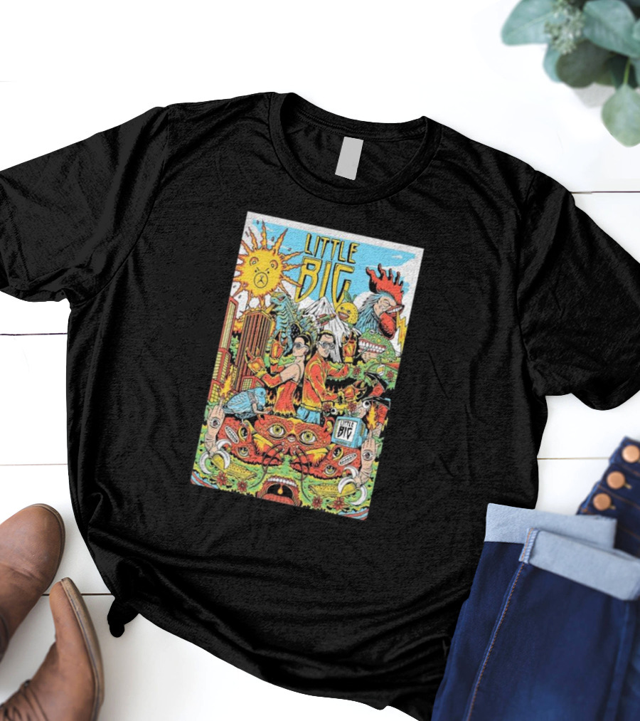 Little Big Comic Style Funky Adventure T-Shirt