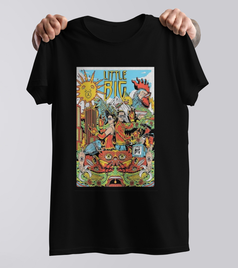 Little Big Comic Style Funky Adventure T-Shirt