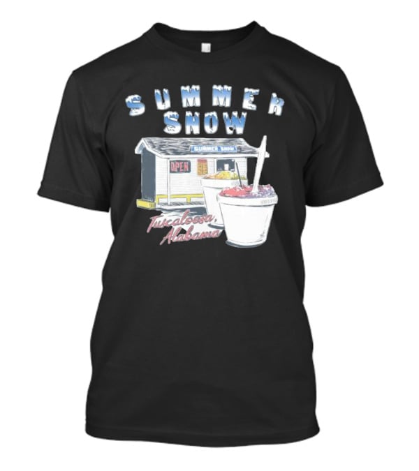 Summer Snow Tuscaloosa Alabama Open Shaved Ice Cups T-Shirt