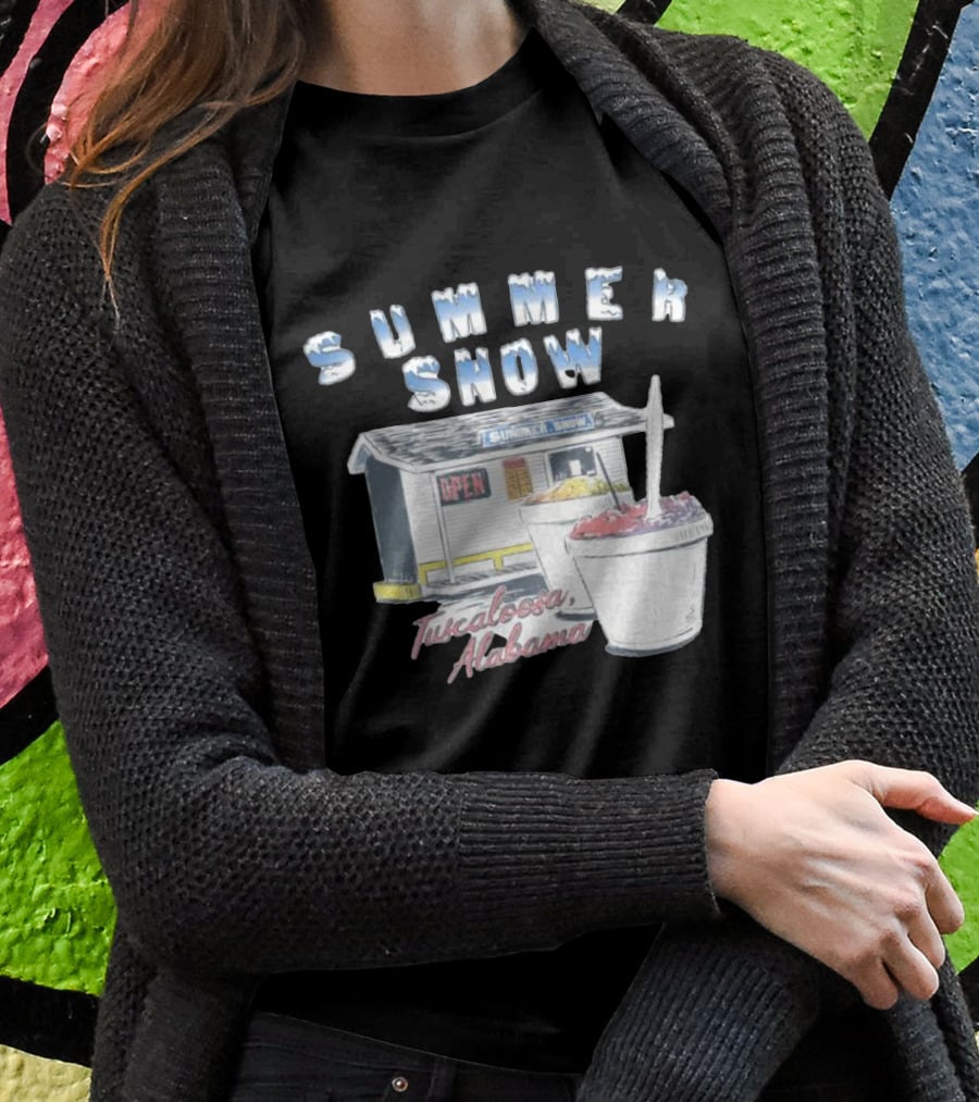 Summer Snow Tuscaloosa Alabama Open Shaved Ice Cups T-Shirt