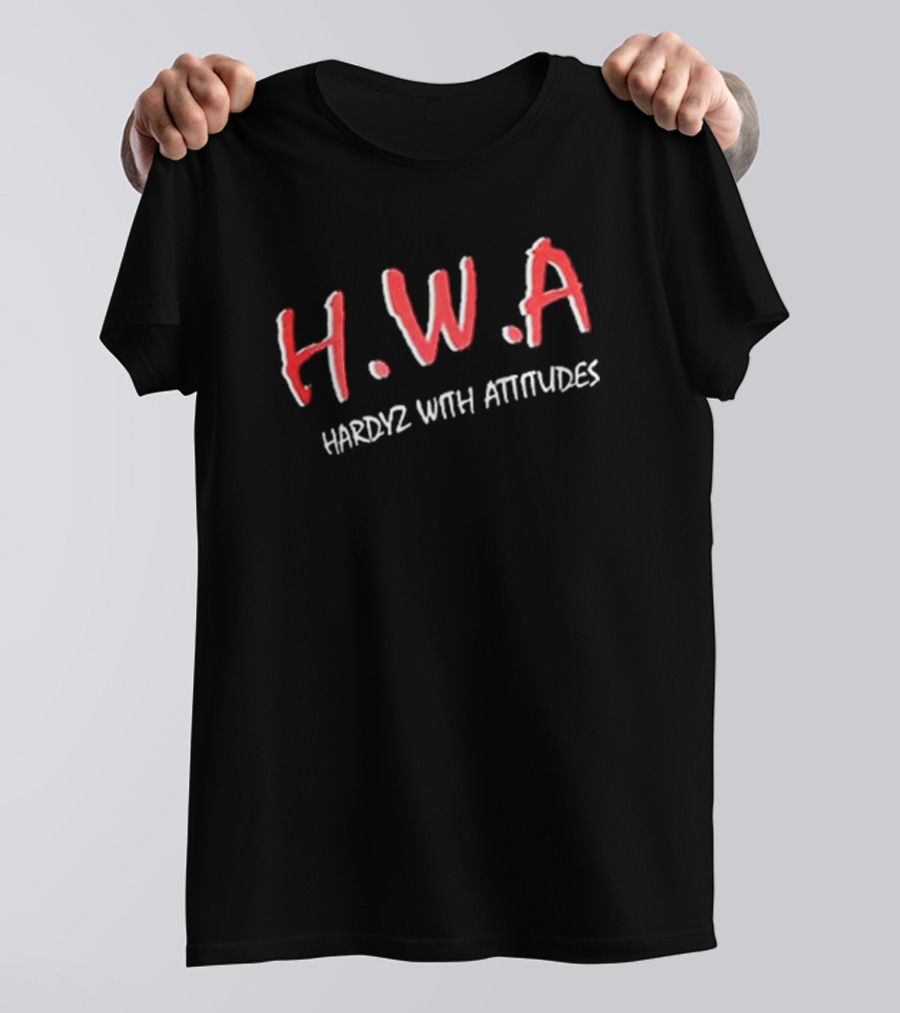 HWA Hardyz With Attitudes Wrestling Iconic Reference T-Shirt