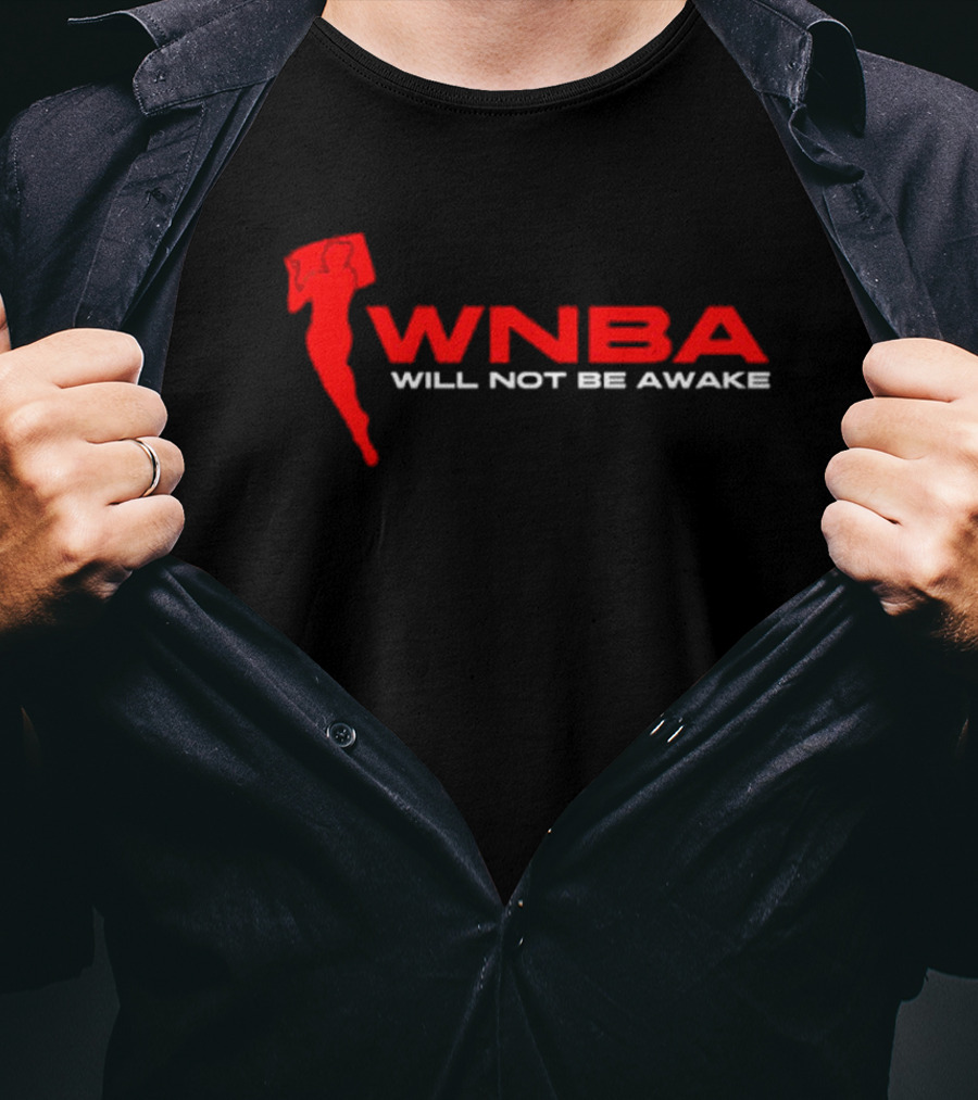 Jidion Merch WNBA Will Not Be Awake Red T-Shirt