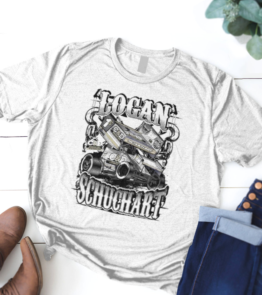 Logan Schuchart C&D Rigging Sprint Car Racing 1S Action T-Shirt