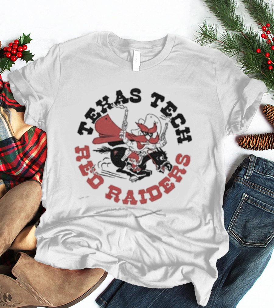 Texas Tech Masked Rider Red Raiders Circle T-Shirt
