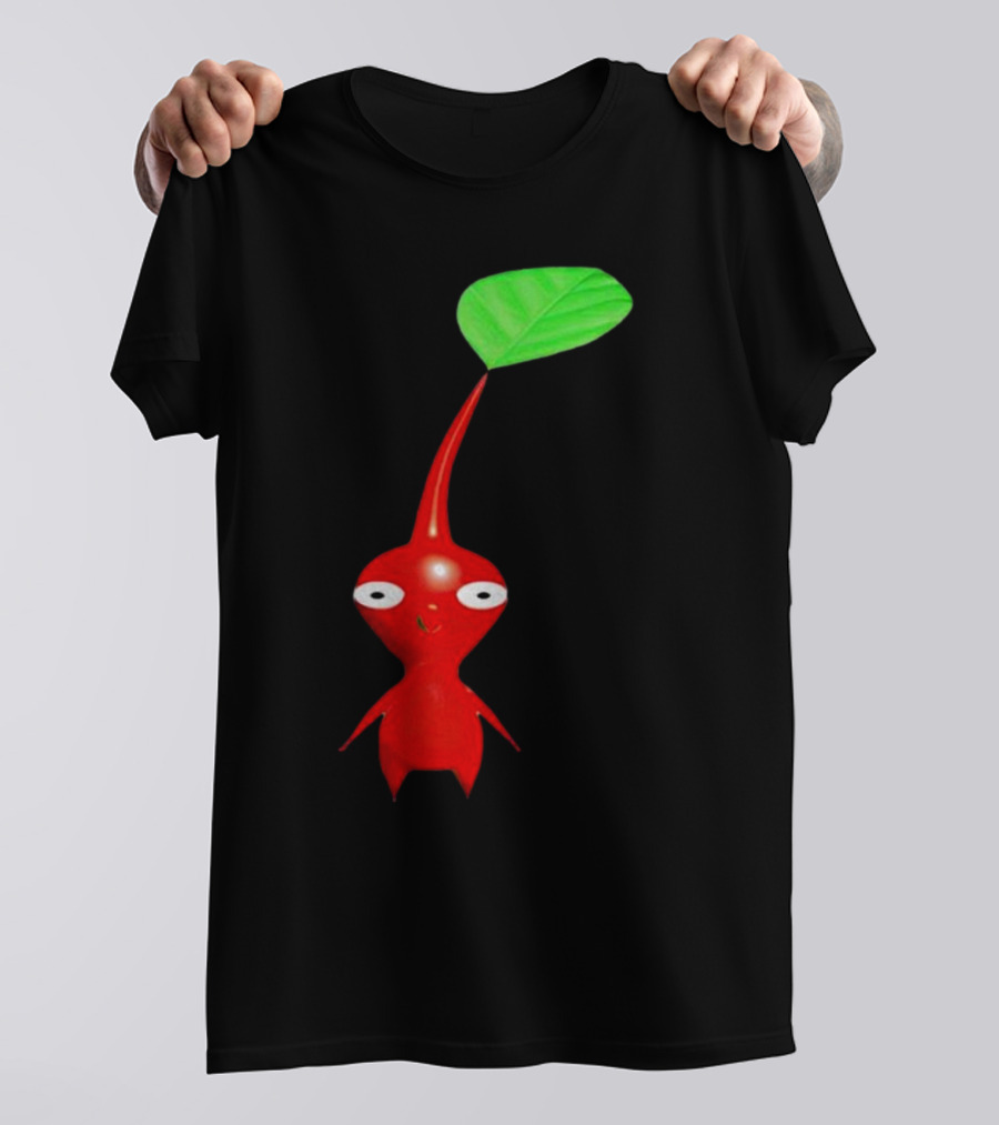 Pikmin Red Pikpik Character With Leaf Stem T-Shirt