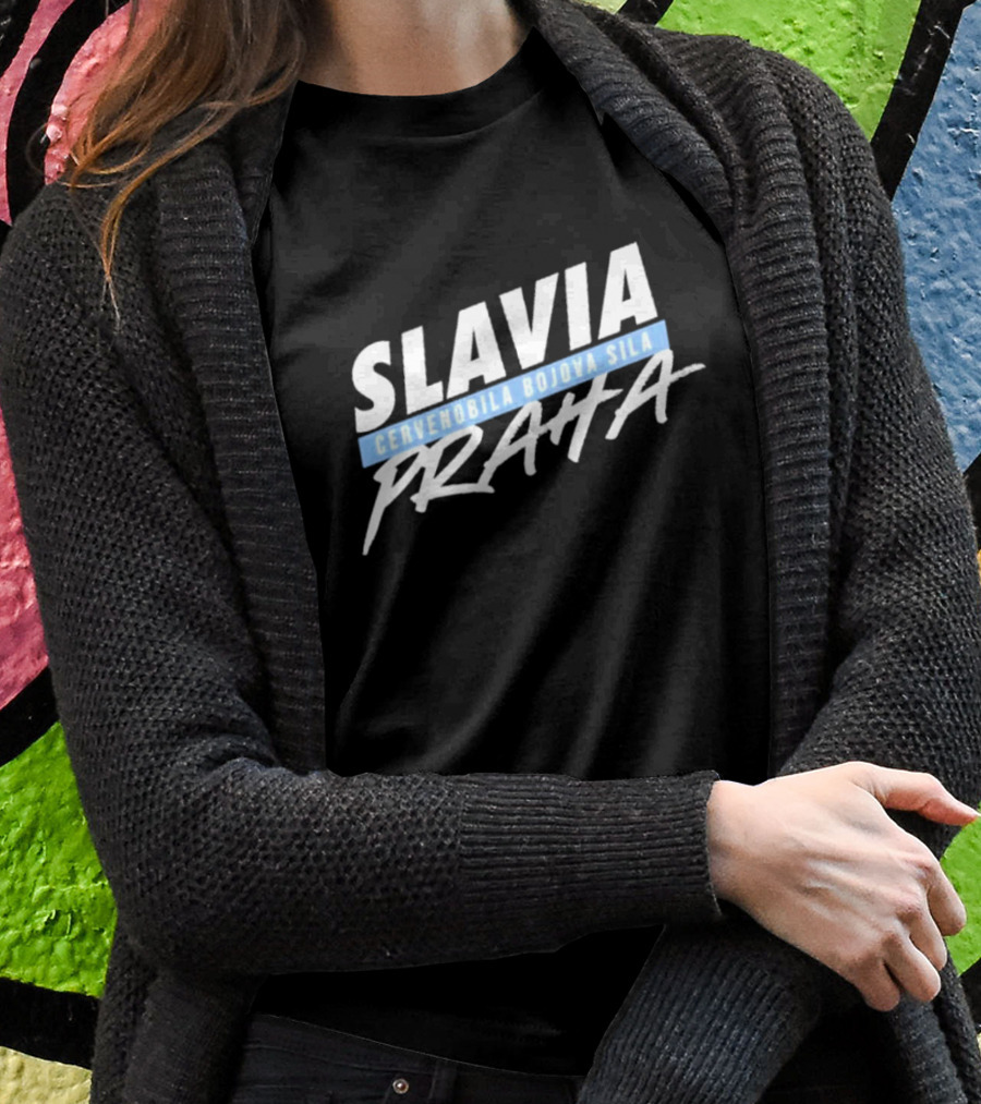 Slavia Cervenobila Bojova Sila Praha T-Shirt