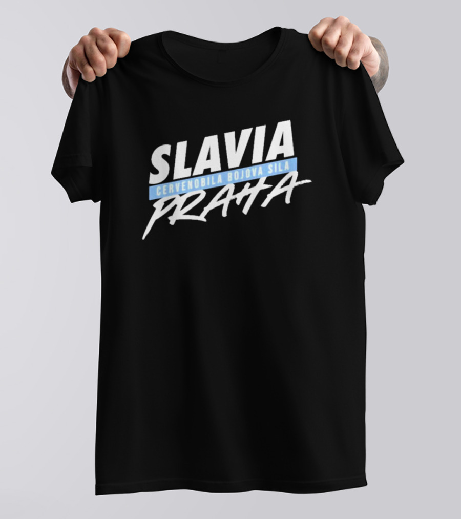 Slavia Cervenobila Bojova Sila Praha T-Shirt