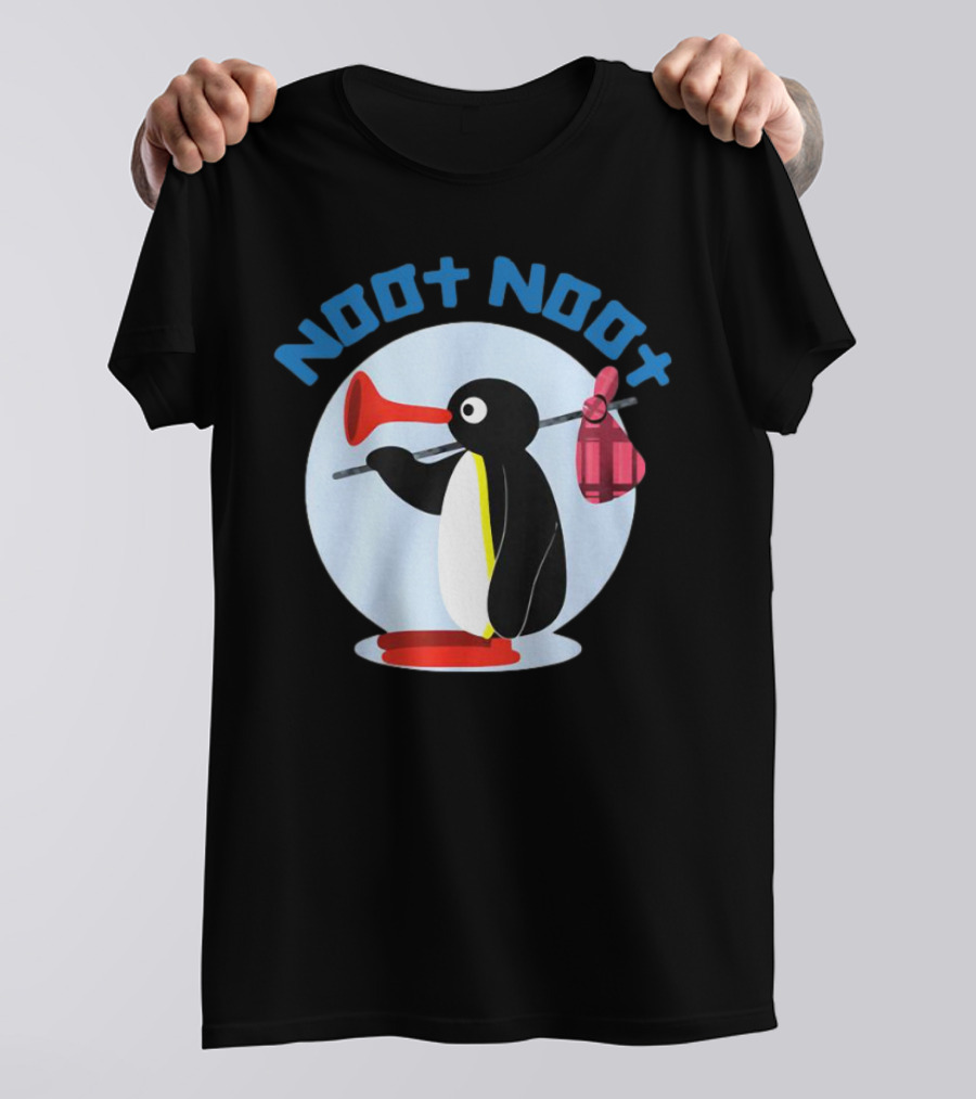 NOOT NOOT Pingu Penguin Red Horn Backpack Circle T-Shirt
