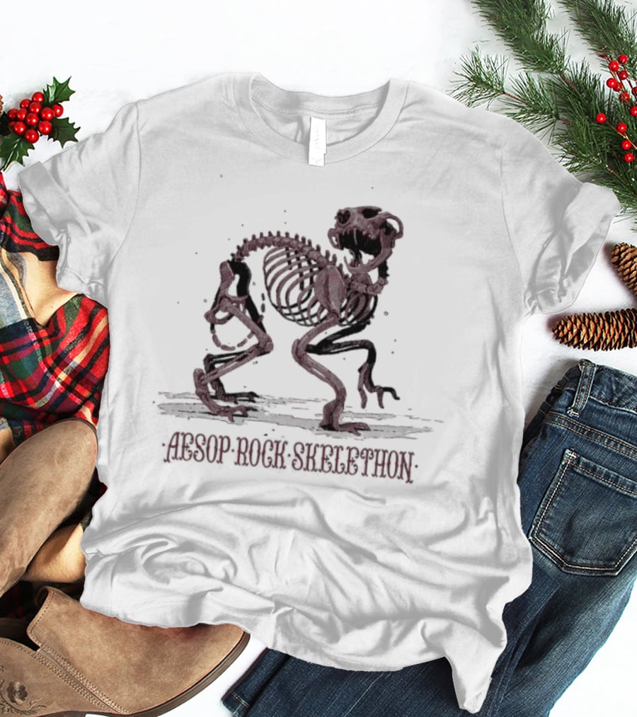 Aesop Rock Skelethon Whiskers T-Shirt