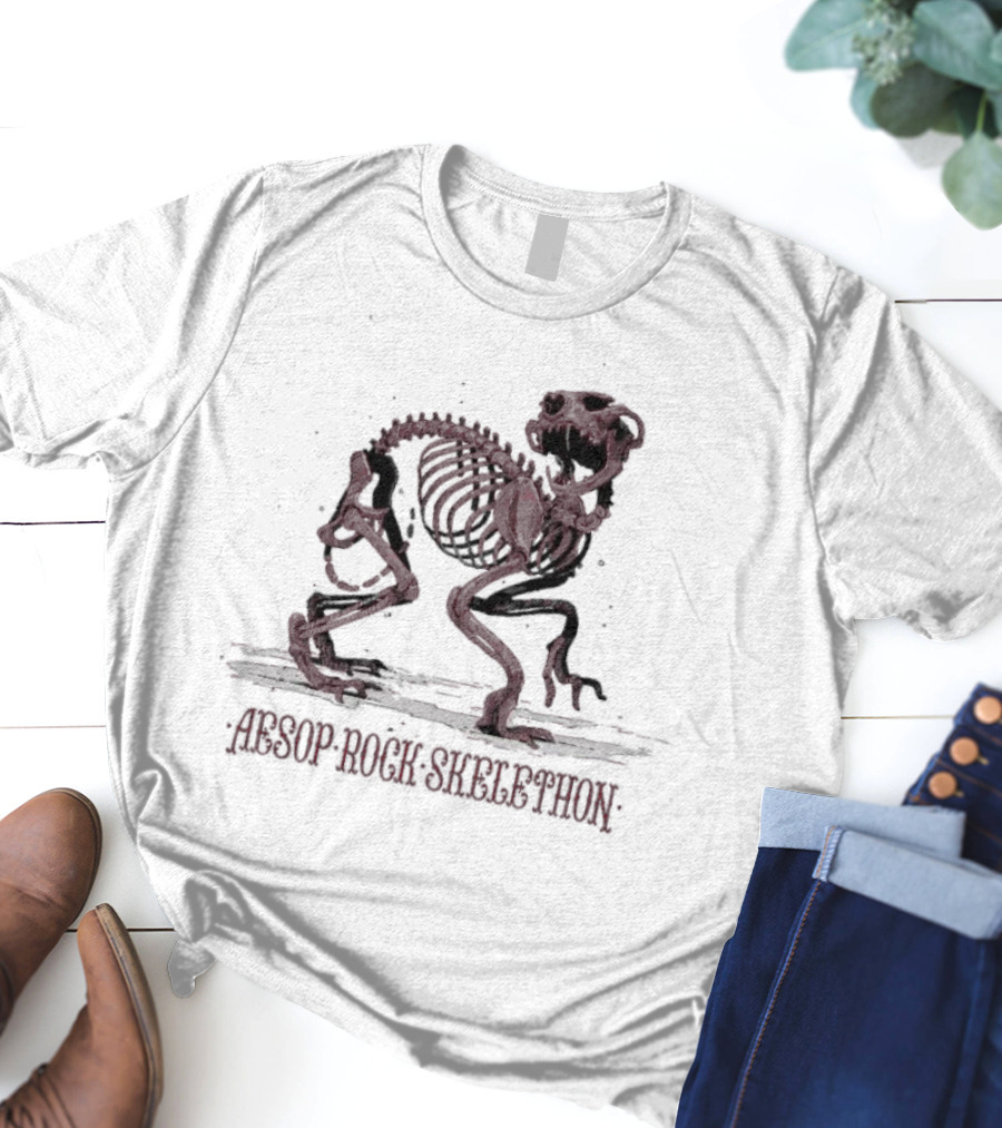 Aesop Rock Skelethon Whiskers T-Shirt