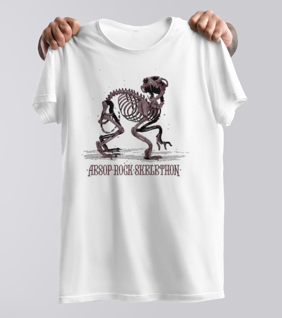 Aesop Rock Skelethon Whiskers T-Shirt