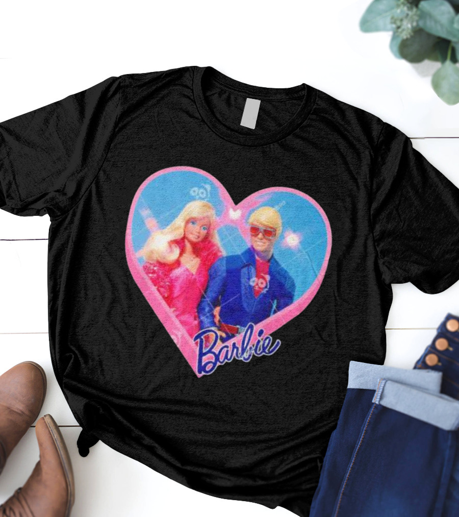 Barbie Ken Heart Valentines Love T-Shirt