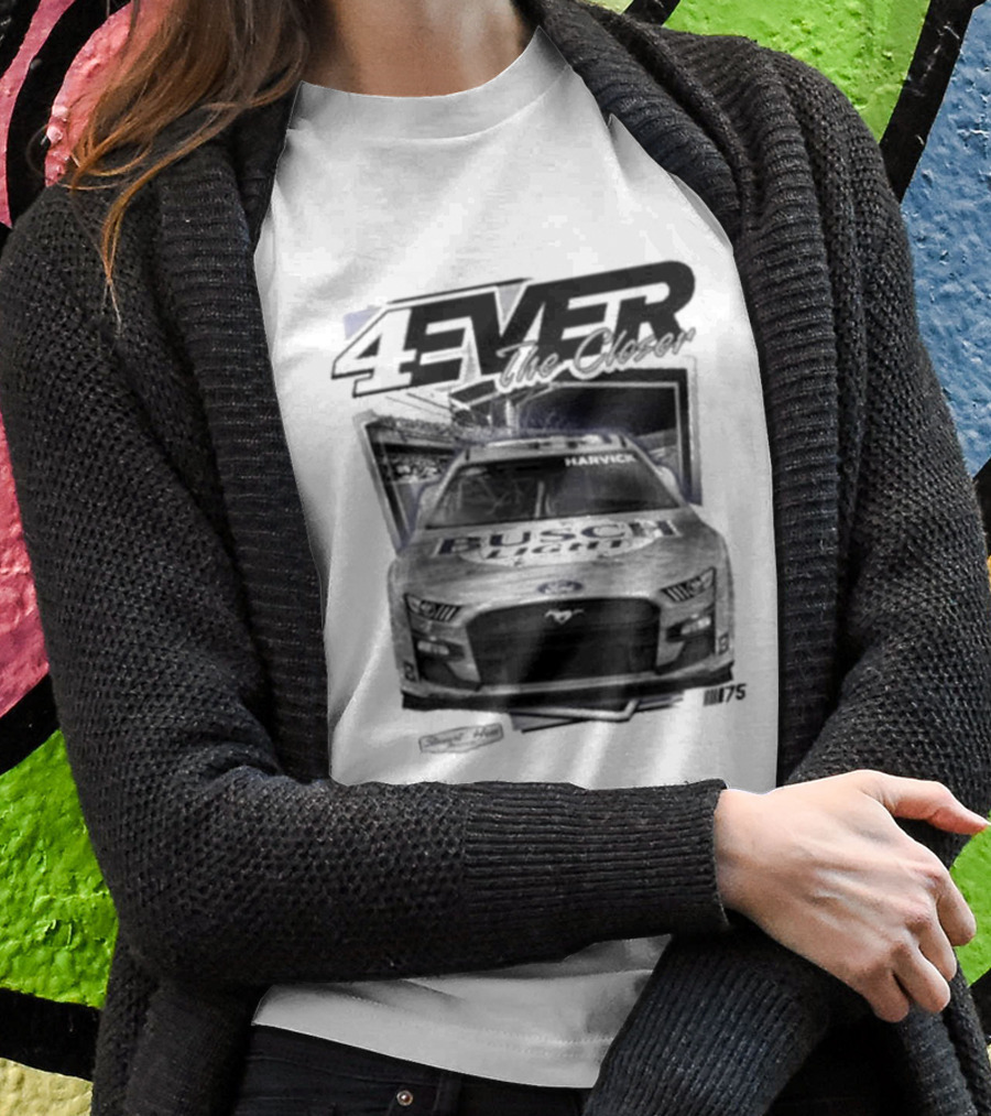 4Ever The Closer Kevin Harvick Busch Light Stewart-Haas Racing #4 75 T-Shirt