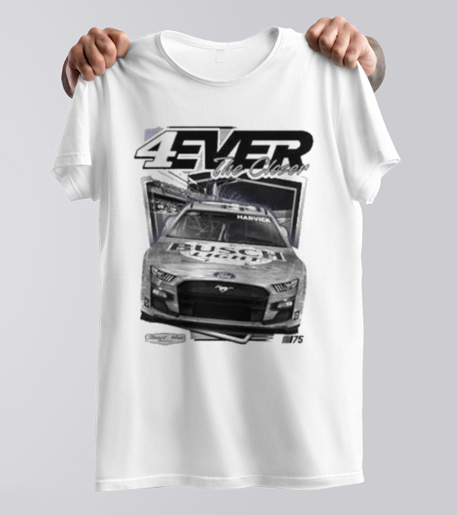 4Ever The Closer Kevin Harvick Busch Light Stewart-Haas Racing #4 75 T-Shirt