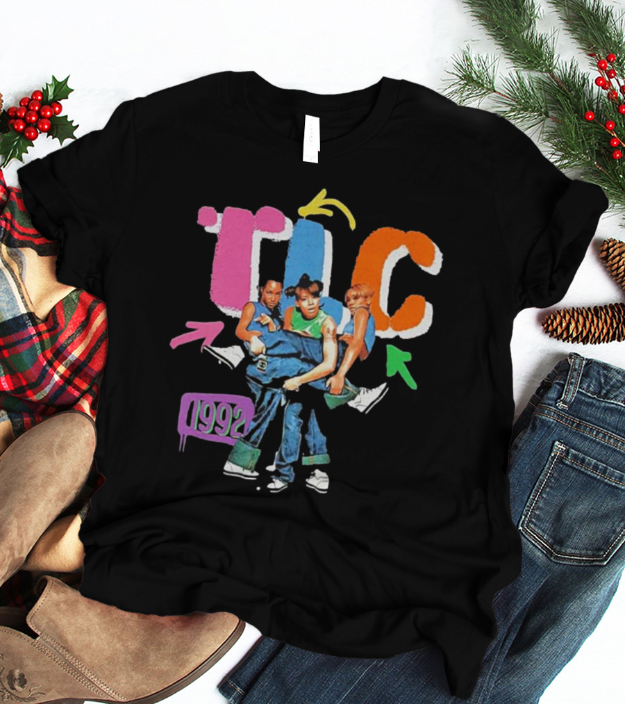 TLC 1992 Attractive Kicking Group T-Shirt