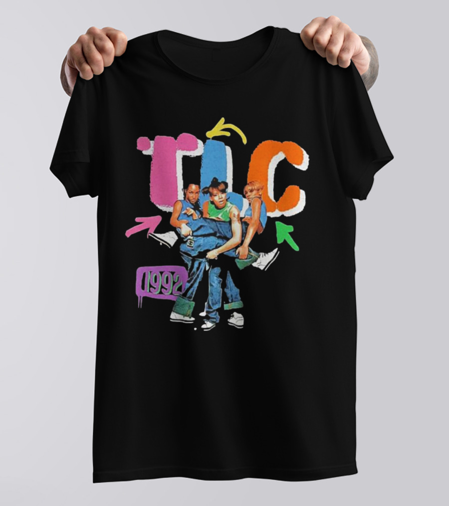 TLC 1992 Attractive Kicking Group T-Shirt