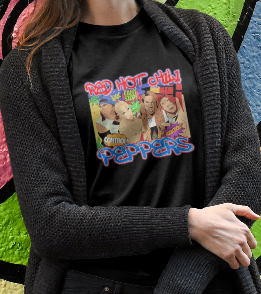 Red Hot Chili Peppers Can't Stop Control Addiction T-Shirt