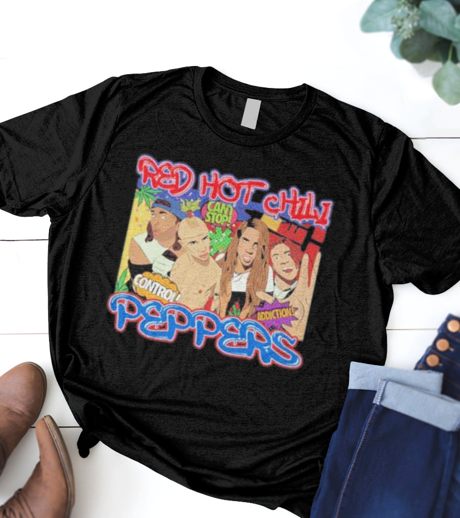 Red Hot Chili Peppers Can't Stop Control Addiction T-Shirt
