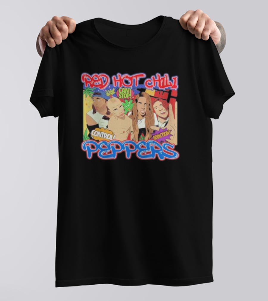Red Hot Chili Peppers Can't Stop Control Addiction T-Shirt