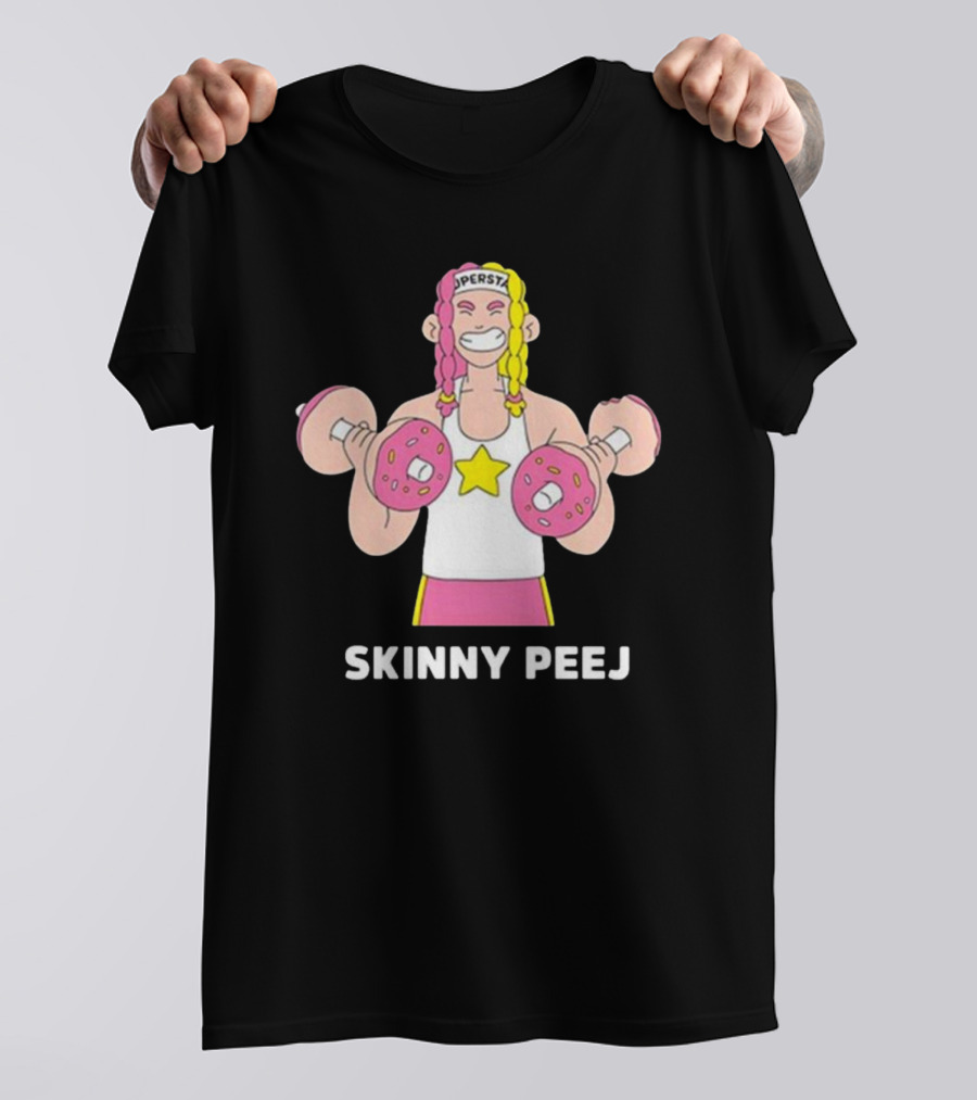 Skinny Peej Lifting Donut Weights Superstarz T-Shirt