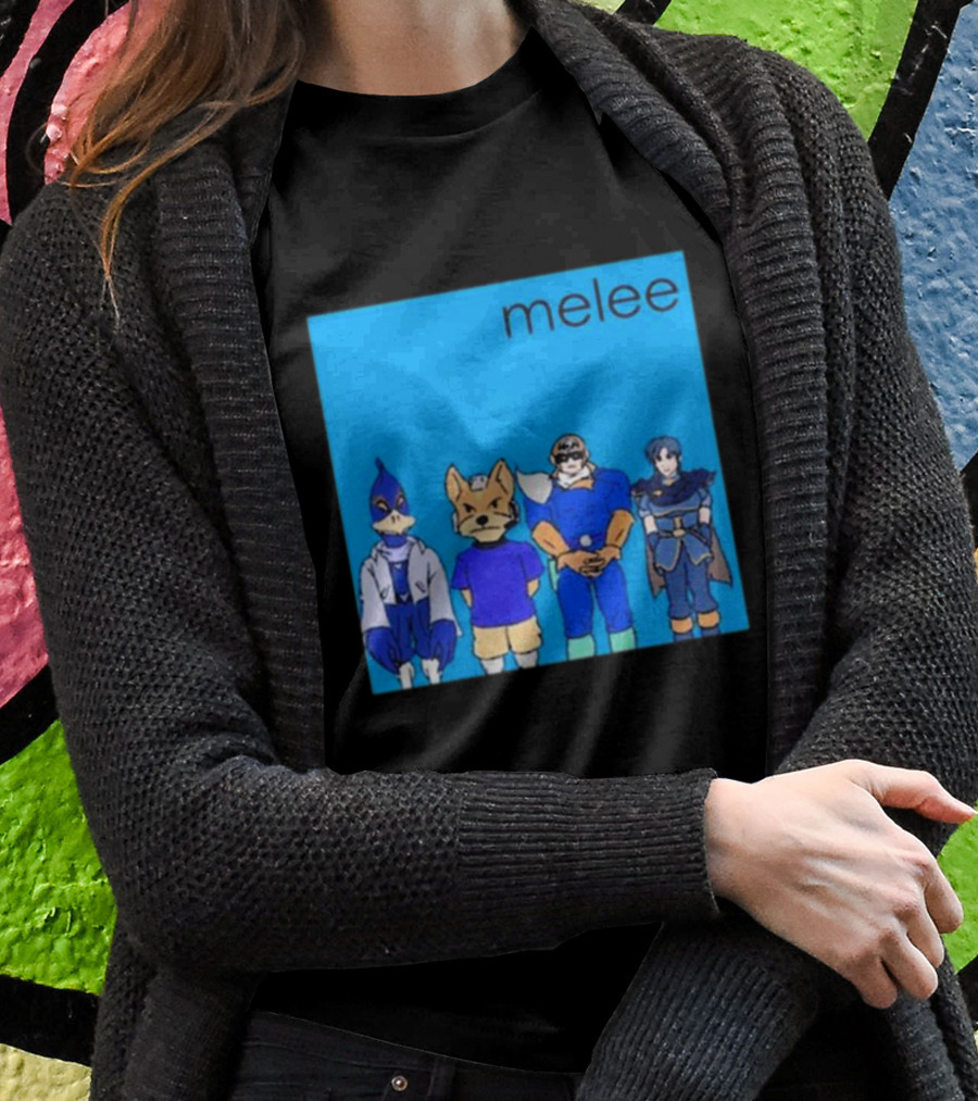 Start GG Shop Melee Blue Album Video Game Characters T-Shirt