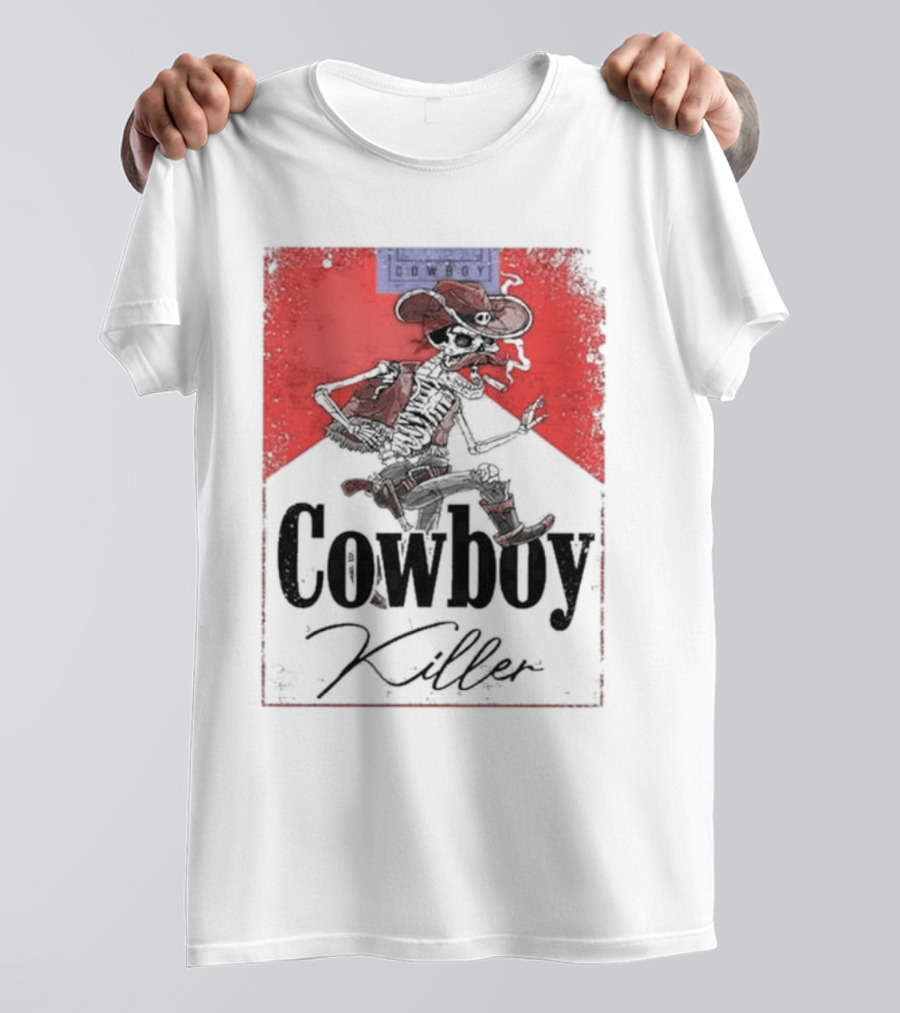 Cowboy Killer Jason Aldean Skeleton Cowboy T-Shirt