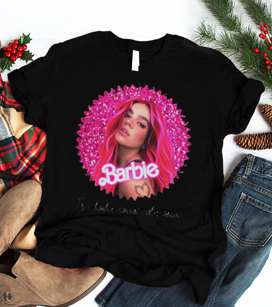 Karol G Barbie Glitter Portrait This Barbie Cannot Calm Down T-Shirt