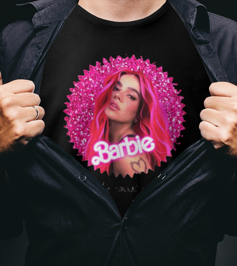 Karol G Barbie Glitter Portrait This Barbie Cannot Calm Down T-Shirt